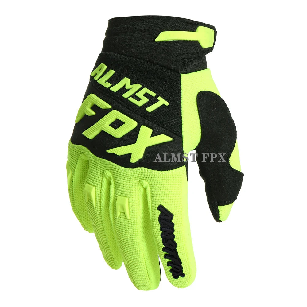 Kids Mountain Bike Gloves Full Finger Boys 6+ Safety Protection Racing