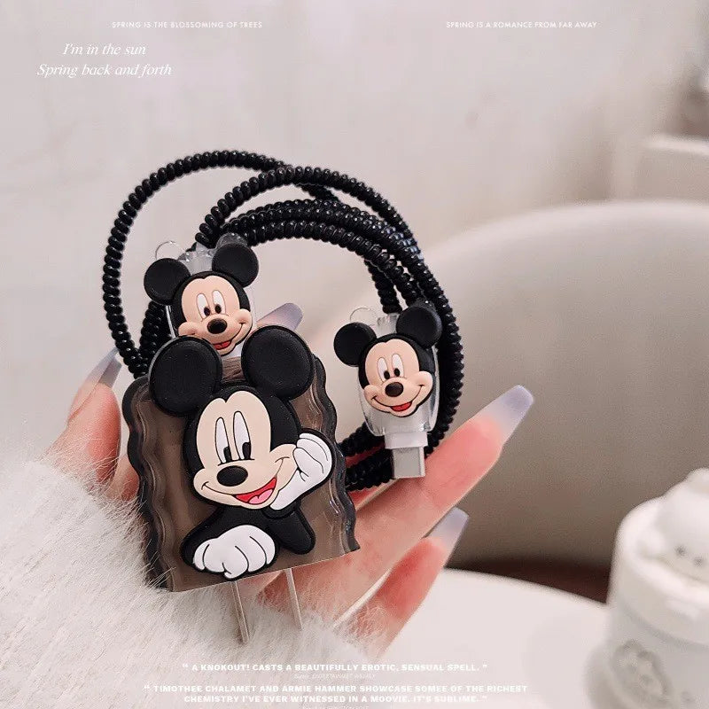 Cute Mickey Charger Protector for iPhone 18W/20W