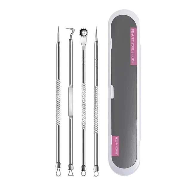 German Ultra-Fine No.5 Blackhead Remover Tweezers Acne Clip Tool Salon