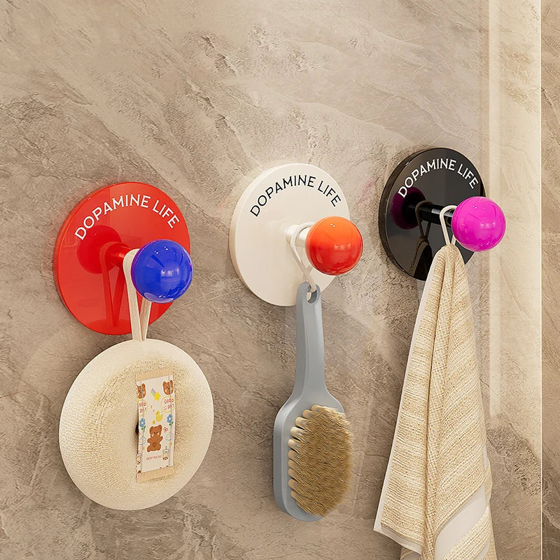 Adhesive Wall Hook Durable No-Drill Coat & Bathroom Storage Hook Main image
