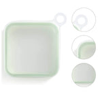 Portable Silicone Sandwich Lunch Box Bento Snack Container with Handle
