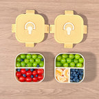 WORTHBUY Portable Lunch Box Leakproof Microwave Safe Bento Box