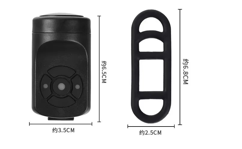 USB Rechargeable Electric Bike Bell Waterproof MTB Bicycle Warning Horn