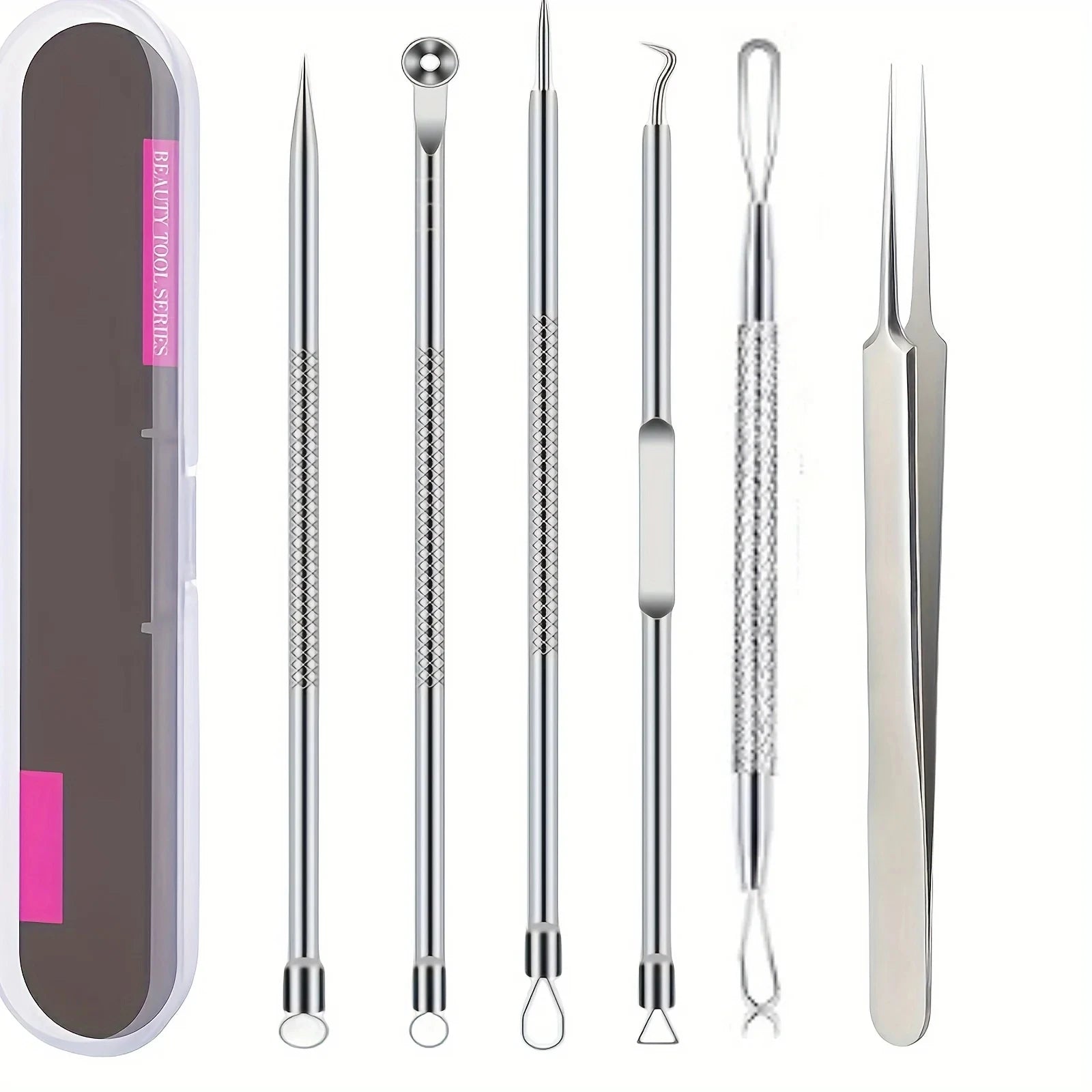 Pimple Tweezer Acne Blackhead Removal Tool Set Skin Face Care Main image