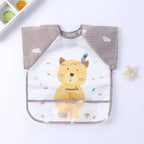 Baby Waterproof Long Sleeve Bib Smock Apron for Toddlers