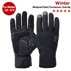 Winter Cycling Gloves Waterproof Touchscreen Fleece Thermal Bike