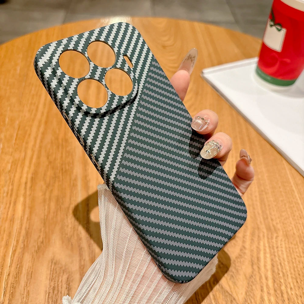 Carbon Fibre Shockproof Case for Xiaomi 15T 17T Pro 17 Ultra Cover