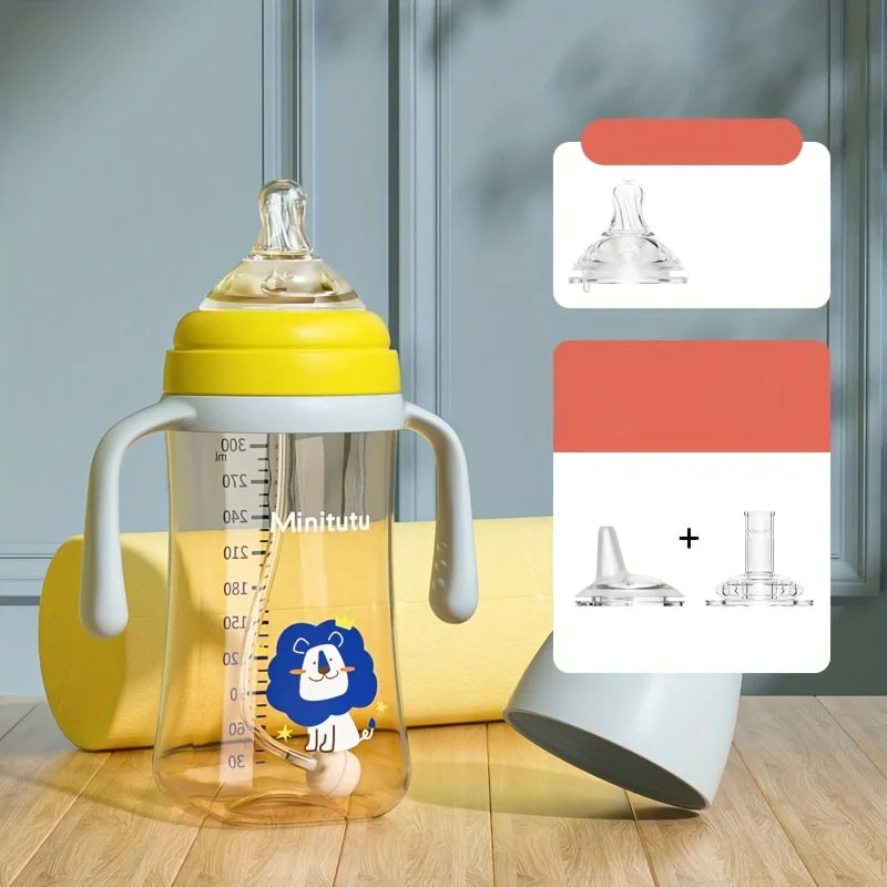 3-in-1 Baby Feeding Bottle Learning Cup with Handle
