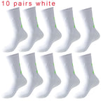 Men Cushioned Basketball Socks Long Breathable Badminton Sports Crew
