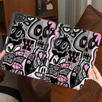 Pink Graffiti Doodle Case for iPad 10th 11th Air 4 5 Pro 11 Mini 6 7