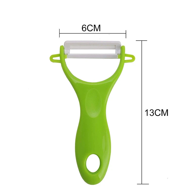LMETJMA Ceramic Peeler KC0113 Vegetable & Fruit Kitchen Peeler