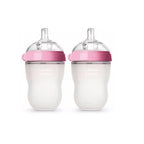 2 Pack BPA Free Baby Feeding Bottles Silicone Set