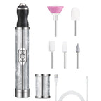 Rechargeable Electric Nail Drill Kit 4 Speed Manicure Pedicure Set