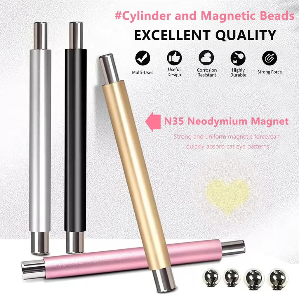 Nail Cat Eye Magnet Tool Set 3D Gel Nail Magnetic Stick Pen