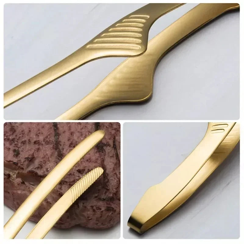 Korean BBQ Tongs UK Stainless Steel Grill Cooking Tools