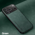 Premium Leather Magnetic Case for iPhone 17 16 15 14 13 Pro Max