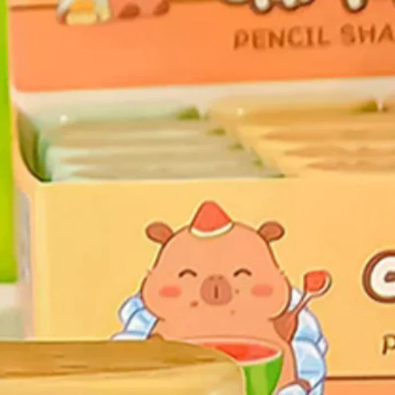 Cute Capybara Double Hole Pencil Sharpener Mini Gift