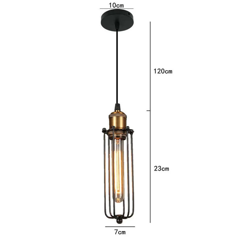 Vintage Industrial Pendant Lamp Retro Ceiling Wall Light