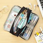 Large Capacity Pencil Case Aesthetic Pen Bag Stationery Organizer