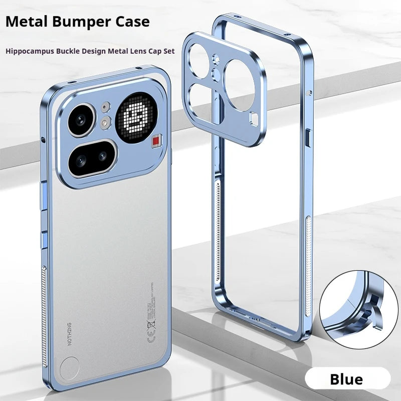 Aluminum Metal Bumper Case for Nothing Phone 4A Pro 3A Pro Lite