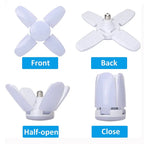 E27 Foldable LED Garage Light 28W Ceiling Lamp