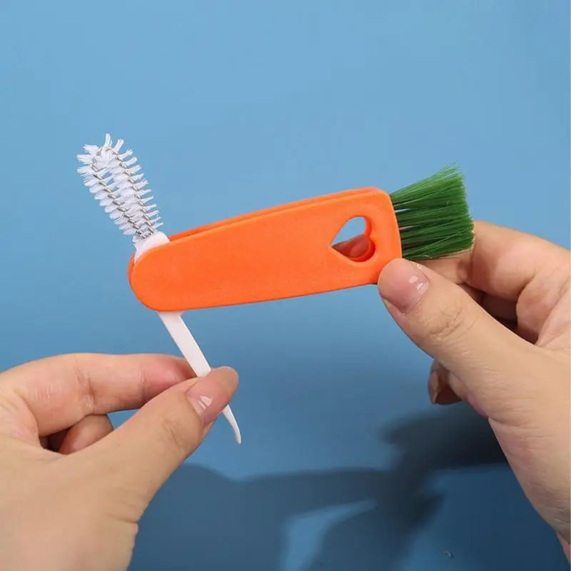 3-in-1 Cup Cleaning Brush Bottle & Lid Cleaner
