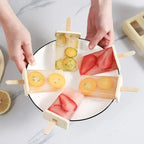 Ice Cream Popsicle Mold – Silicone Ice Cube Tray for Homemade Frozen Treats