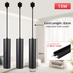 Modern LED Track Pendant Light for Kitchen & Living Room
