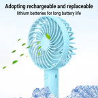 Mini Portable USB Fan UK Rechargeable Handheld Desk Cooler