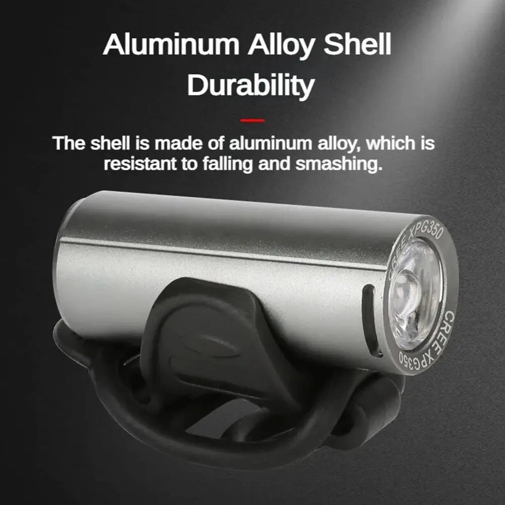XPG LED Bike Light USB Rechargeable Waterproof Headlight