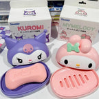 Hello Kitty Soap Box – Sanrio Cute Drainage Soap Dish for Bathroom & Home