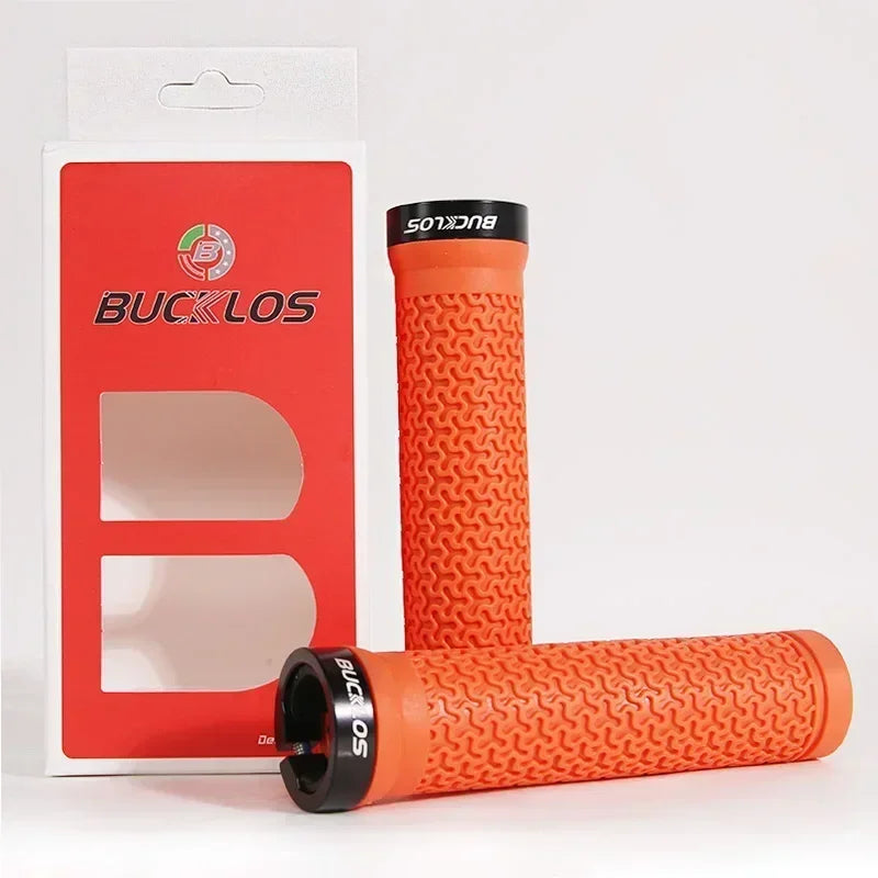 MTB Handlebar Grips Lock-On Anti-Slip Rubber Bike BMX Soft Grip