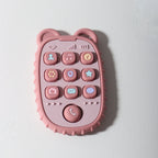 Baby Phone Teether Silicone Sensory Toy for Infants