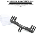 Dual Bike Computer Camera Mount Aluminum GoPro GPS Handlebar Bracket