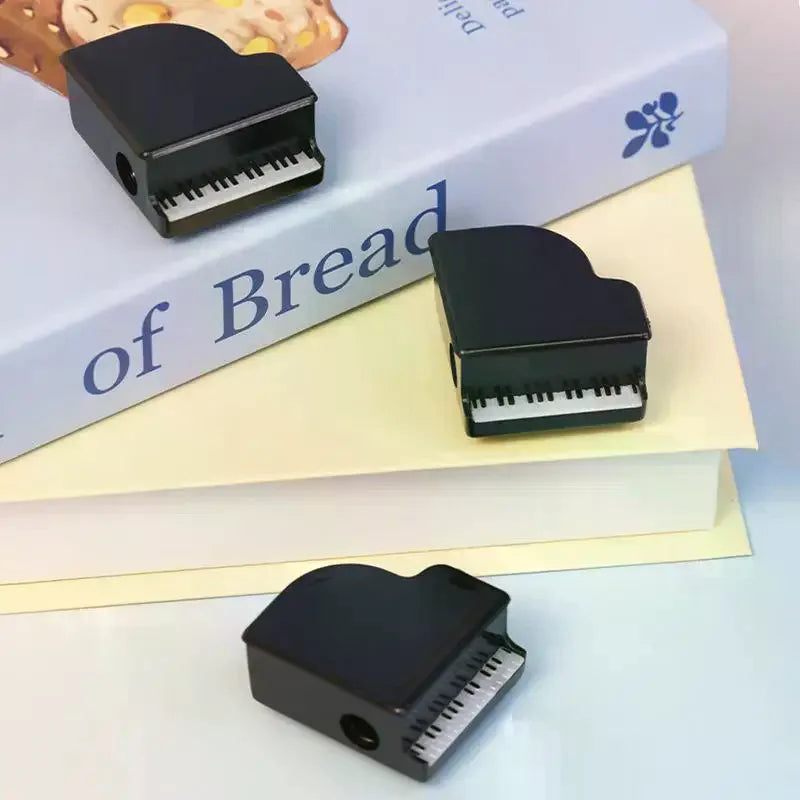 Cute Piano Shaped Pencil Sharpener Music Stationery