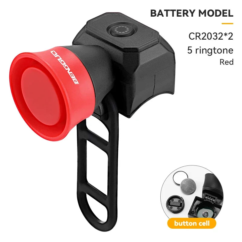 120dB Electric Bike Horn Waterproof Bicycle Bell MTB Scooter Alarm