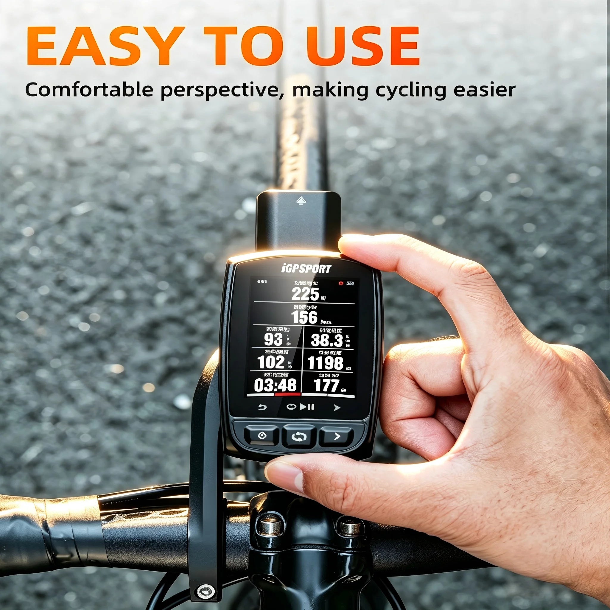 Bike Computer Mount Handlebar Holder Durable ABS MTB Road GPS