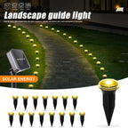Solar LED Garden Pathway Lights 8 Lighting Modes