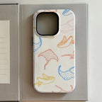 Luxury Cute Animal Double-Layer Case for iPhone 17 16 15 14 13 Pro Max