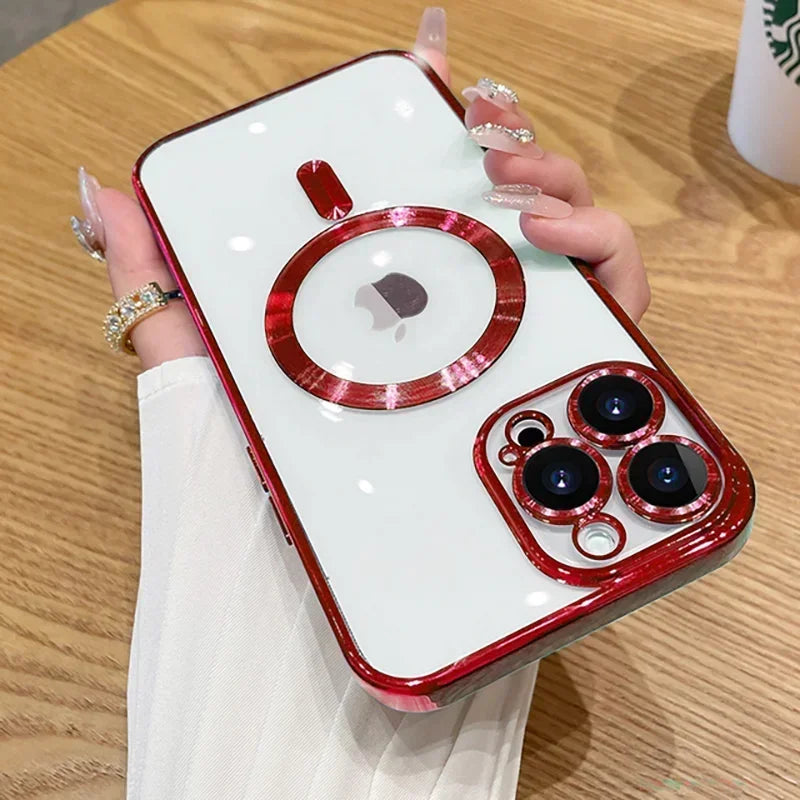 Luxury MagSafe Magnetic Case for iPhone 17 16 15 14 13 12 11 Pro Max