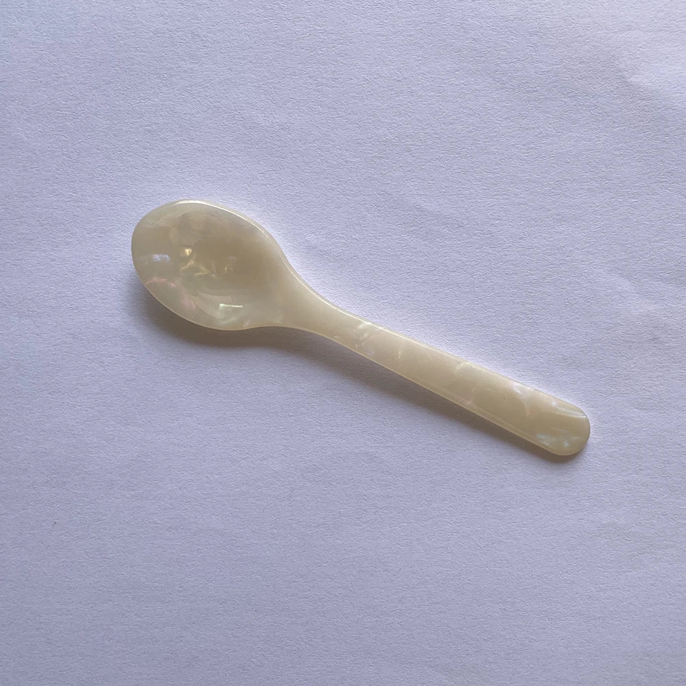 11CM Acrylic Ice Spoon – Colorful Coffee, Caviar & Dessert Stir Spoon