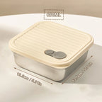 WORTHBUY 304 Stainless Steel Lunch Box Leakproof Stackable Food Container