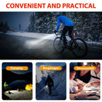 USB Rechargeable Bike Light Set with Front & Tail Light