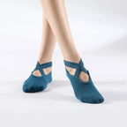 Women Non Slip Yoga Grip Socks Pilates Ballet Dance Cotton Sport