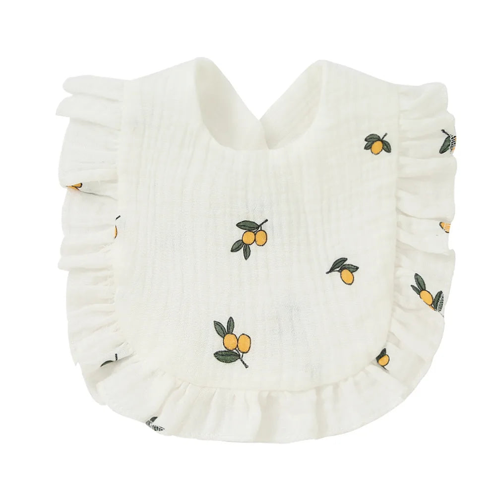 INS Style Baby Cotton Bibs Waterproof Drool Scarf Feeding Bib