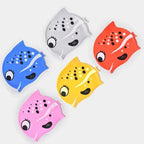 Kids Silicone Swimming Cap Waterproof No-Pull Hair Swim Hat