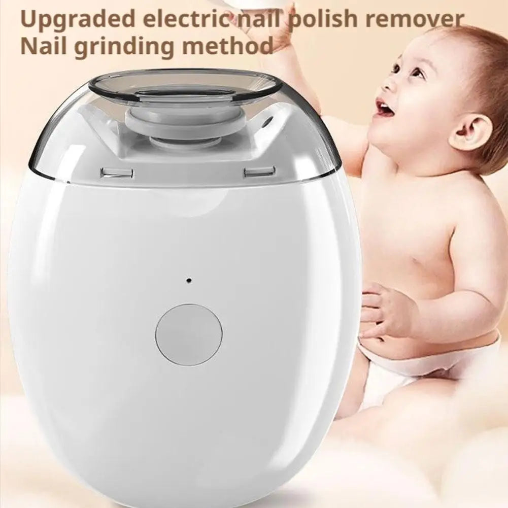 2 in 1 Electric Nail Clipper LED Nail Grinder Trimmer Tool