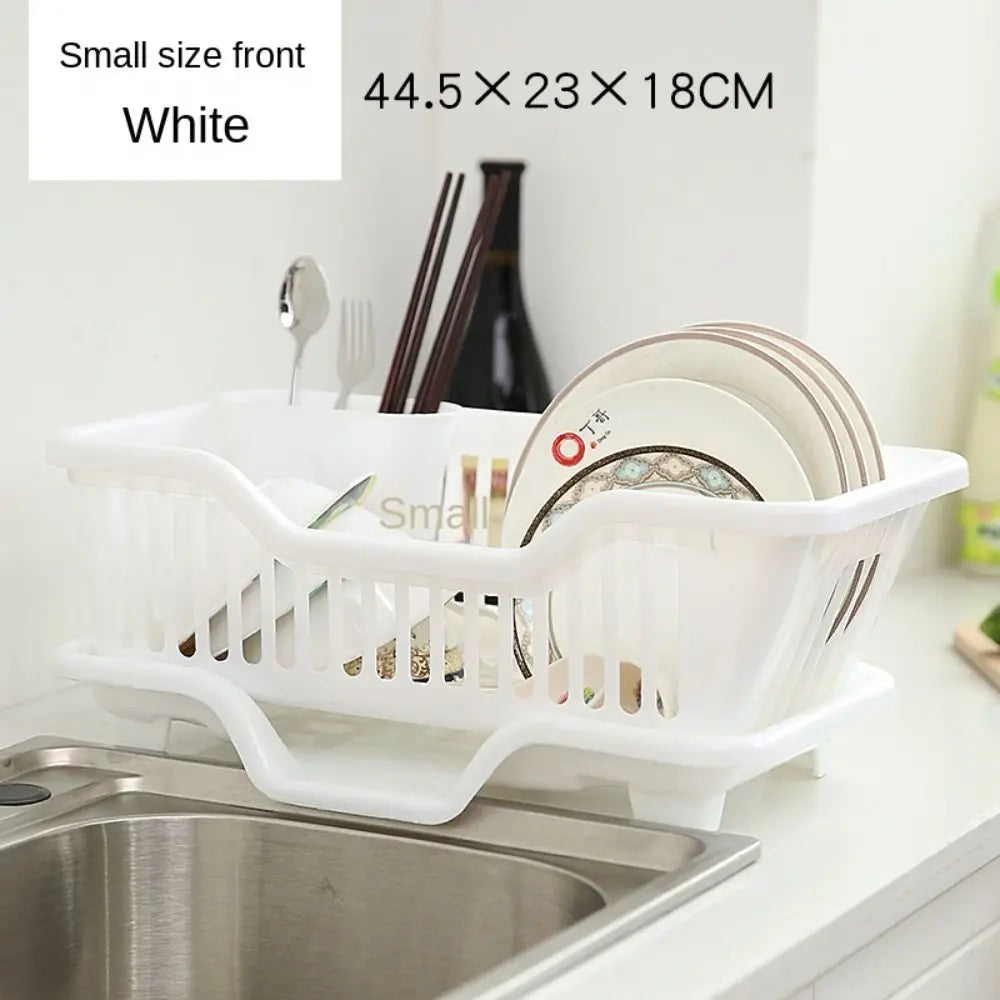 Kitchen Dish Drying Rack Countertop Utensil & Dinnerware Organizer