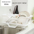 Kitchen Dish Drying Rack Countertop Utensil & Dinnerware Organizer
