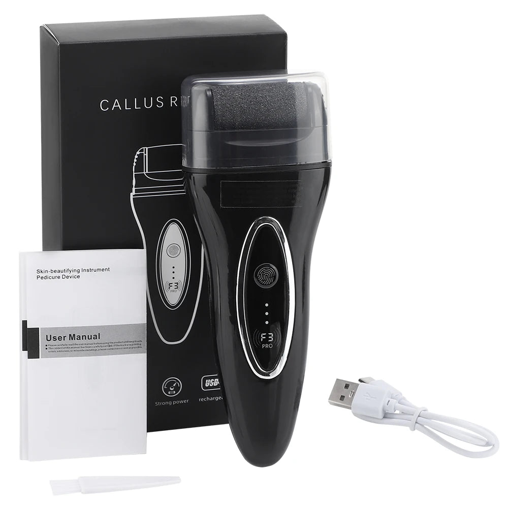 Electric Foot Grinder USB Callus Remover Pedicure Tool Dead Skin File